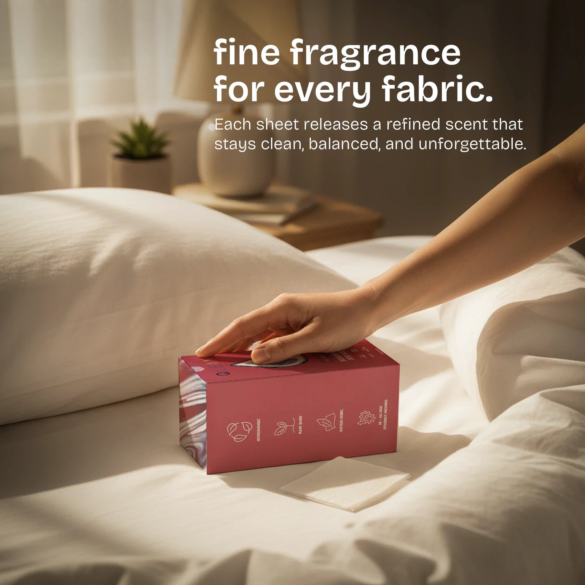 Biodegradable Dryer Sheets - Ruby Sunset Bliss
