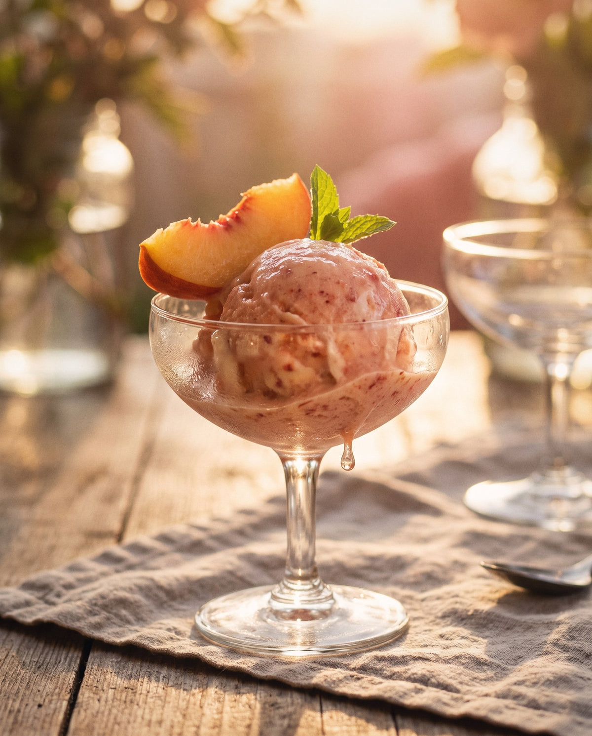 ScentDay Peach Please gelato editorial
