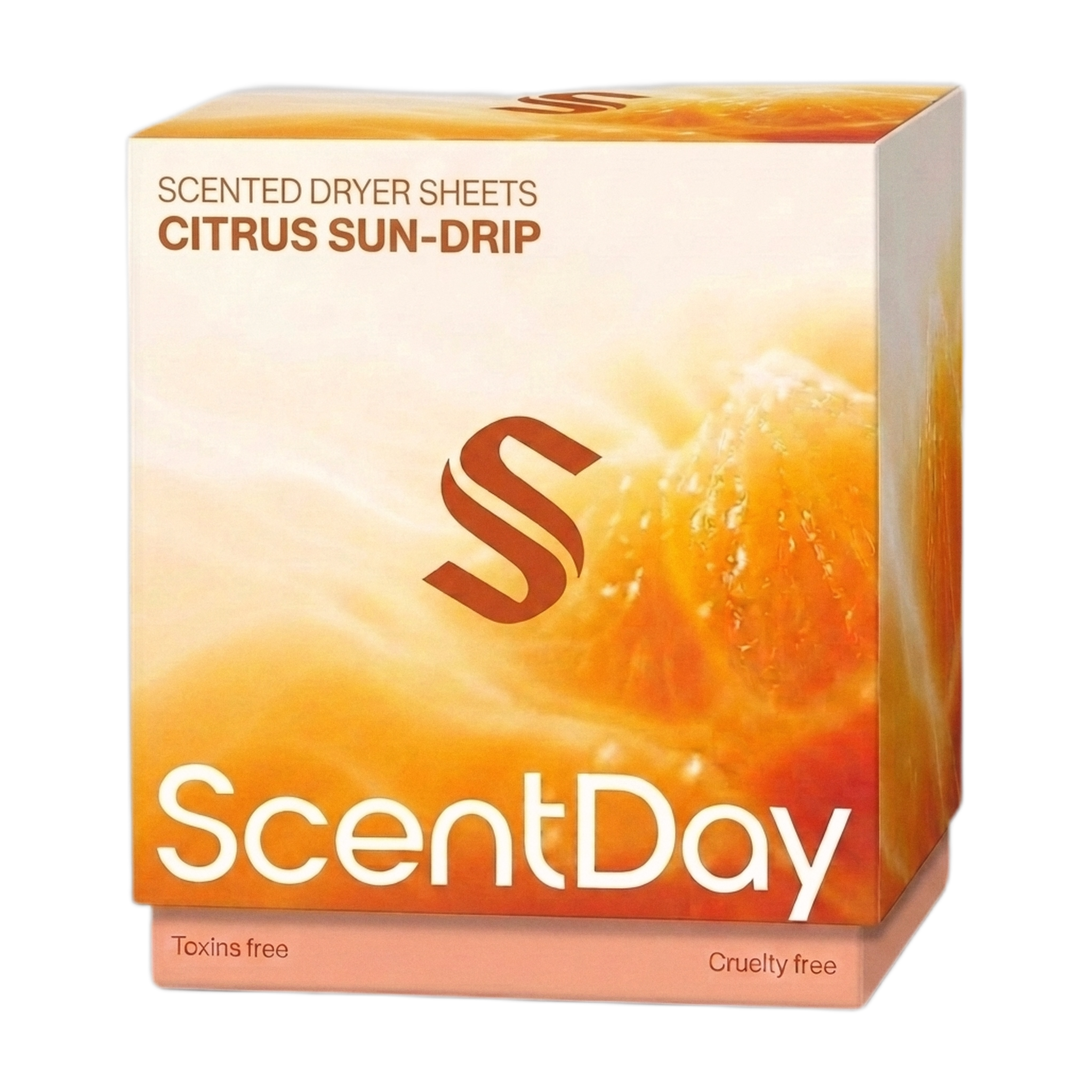 ScentDay Dryer Sheets — Citrus Sun-Drip